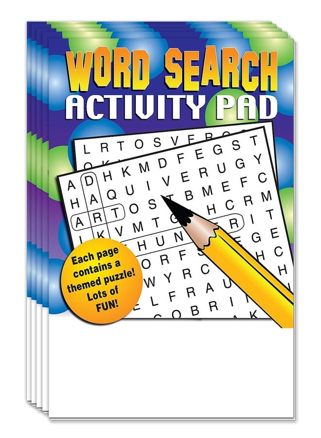 ZOCO - Word Search for Kids - Mini Activity Pads (50 Bulk Pack Without Crayons) - Party Favors, Goodie Bag Stuffers, Activities for Kids - Image 1